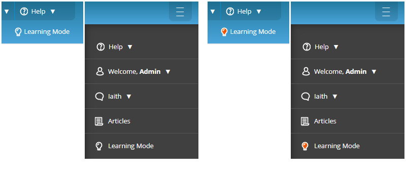 Learning Mode Button